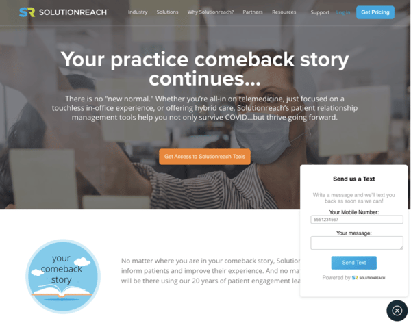 SRCWebsiteWidget_FrontPage