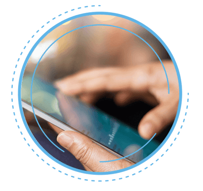 Patient engages with a medical practice on mobile 